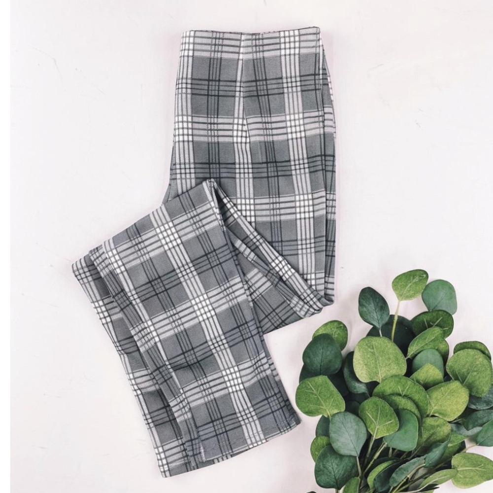 TRADED Plaid pants